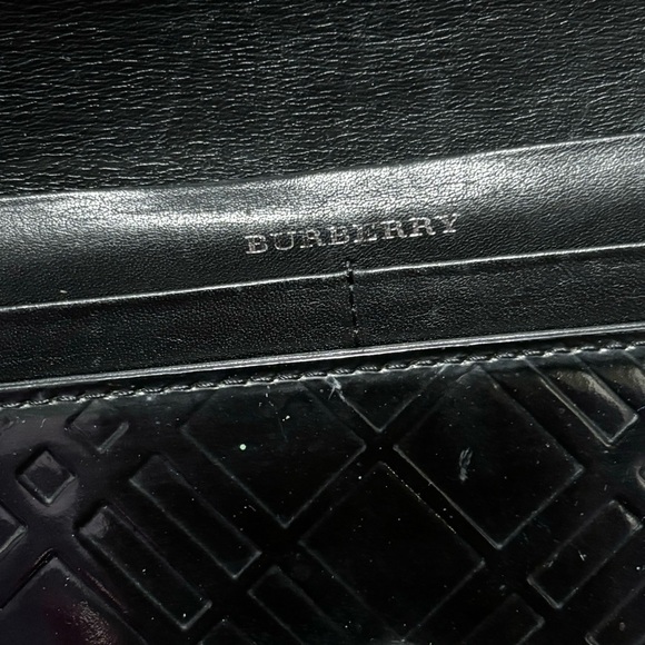 BURBERRY Nova Check Black Patent
Leather Flap Long Wallet - Picture 9 of 16